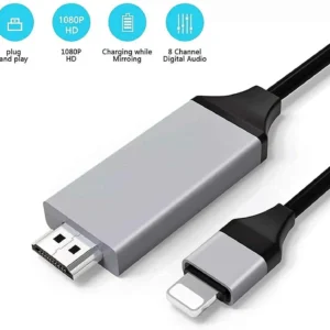 Apple iPhone iPad Lightning to HDMI Cable